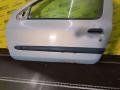 дверь передняя левая Renault Clio 2 поколение 2000, 1.4 л., бензин, МКПП, серебро, хетчбэк 3 дв., передний привод - фото №2