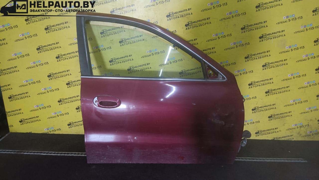 дверь передняя правая Hyundai Lantra J2 1997, 1.5 л., G4EK, бензин, МКПП, бордовый, универсал, передний привод - фото №1