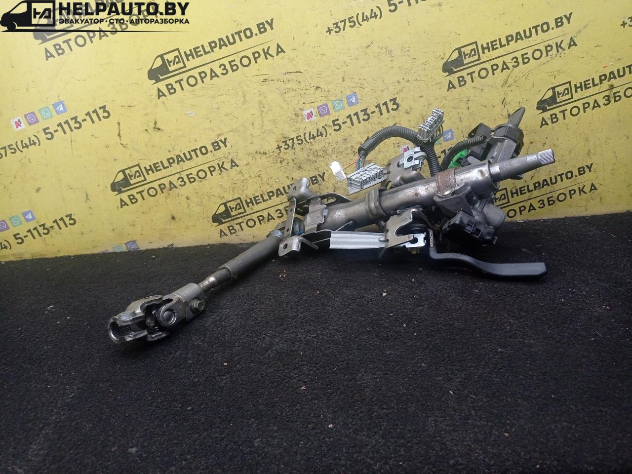 рулевая колонка Honda Jazz 1 поколение 2002, 1.3 л., L13B, бензин, МКПП, голубой, хетчбэк 5 дв., передний привод - фото №1