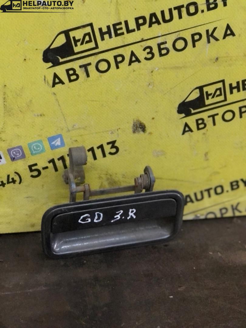 ручка наружная задняя правая Mazda 626 3 поколение 1990, 1.8 л., бензин, МКПП, серый, седан, передний привод - фото №1