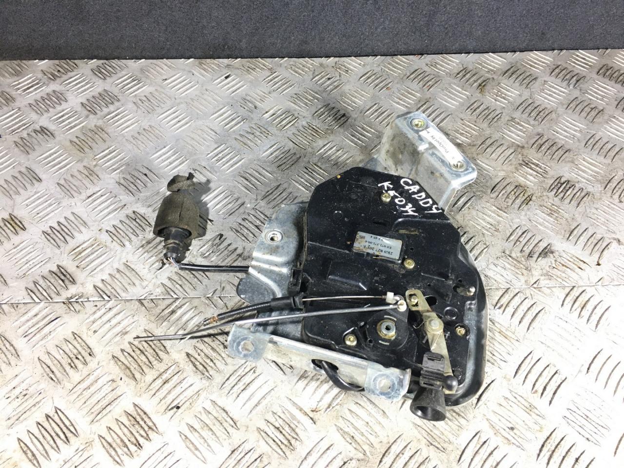 замок багажника Volkswagen Caddy 3 поколение 2005, 2.0 л., BDJ, дизель, 5МКПП, candyweiss / lb9a, фургон, передний привод, правый руль, 2K0827201E - фото №1